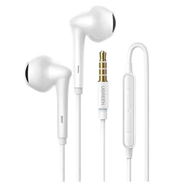 Ugreen Wired Earphones with 3.5mm Plug White EP101 - 60692