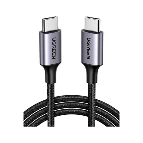 Ugreen USB 2.0 C M/M Round Cable 2m 60W Gray Black US261 - 50152