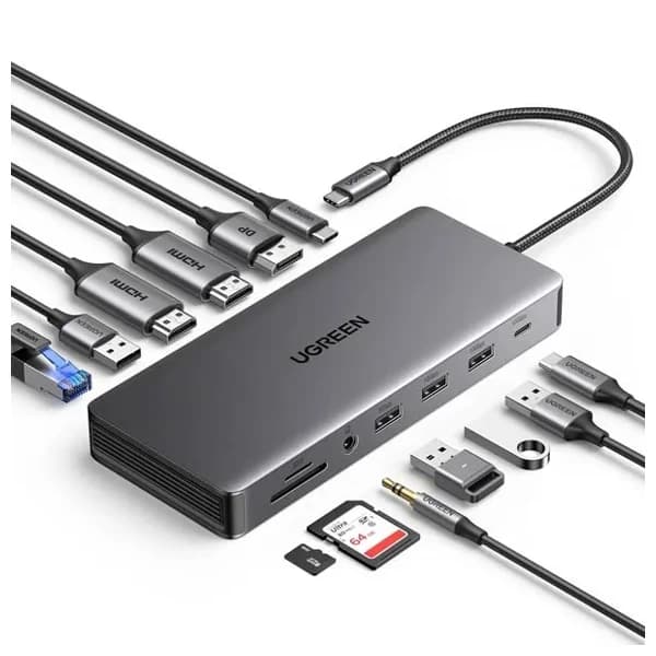 Ugreen USB HUB USB-C 13-in-1 Grey 15978