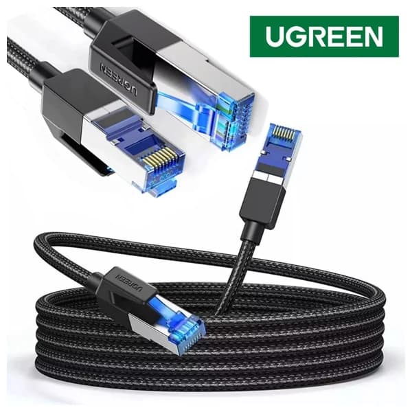 Ugreen NW153 CAT8 Shielded Round Braided Cable 10 m 30795